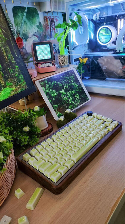 Cerakey Green Crazed